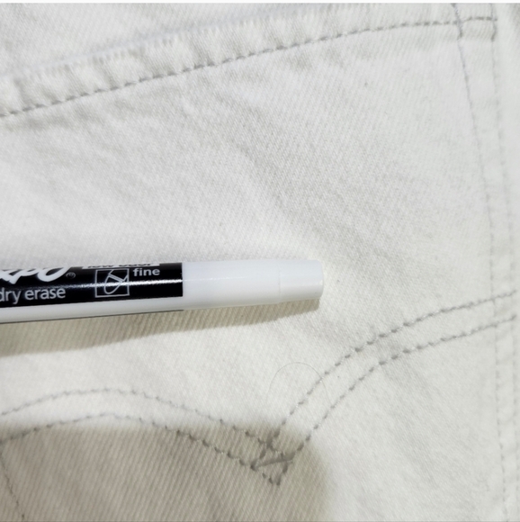 Levi's Women's Silver Tab '94 Baggy White Jeans Size 30x31 - Picture 10 of 12